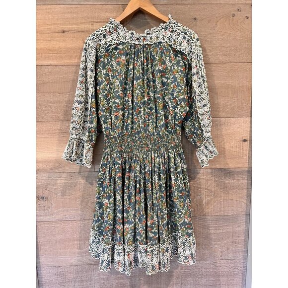 By TIMO Eyelet Short Sleeve Cotton Minidress Size L - Picture 7 of 12